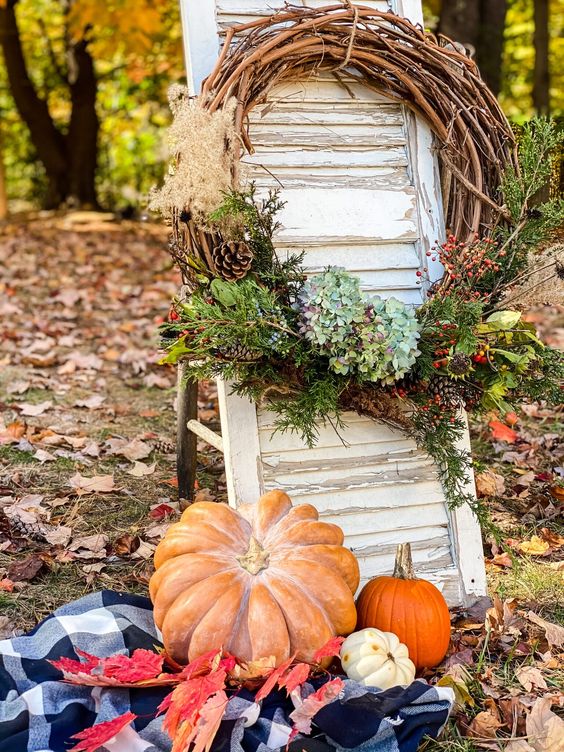 DIY Simple Natural Foraged Fall Wreaths