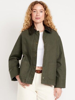 Green Old Navy Barn Jacket. 
