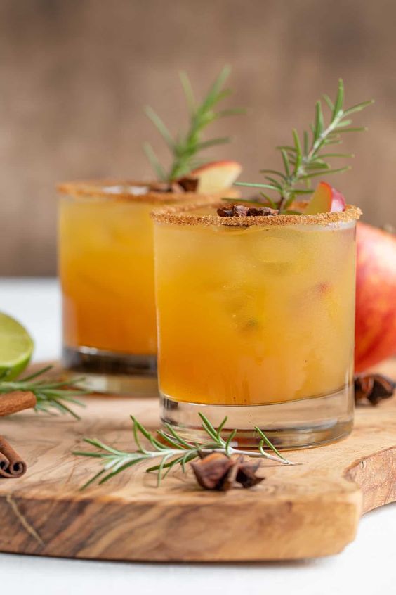 Apple cider margarita. 
