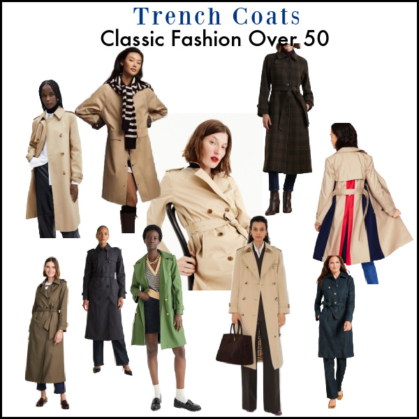 Trench Coat Fashion over 50