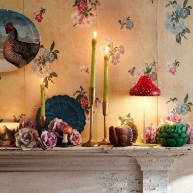 John Derian pour Target 2024 15x8 Perlé Gland Oreiller Thanksgiving