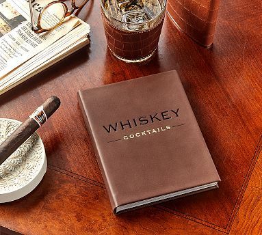 Vignette is a whisky cocktail book and a glass, holiday hostess gifts. 