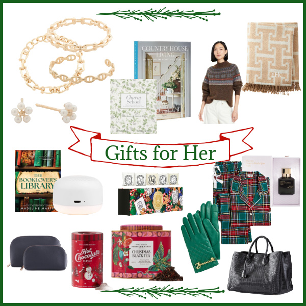 Gift guide for women collage.