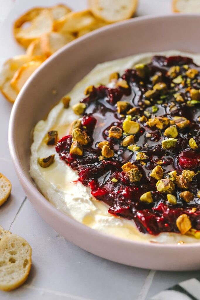 Cranberry Whipped Feta.