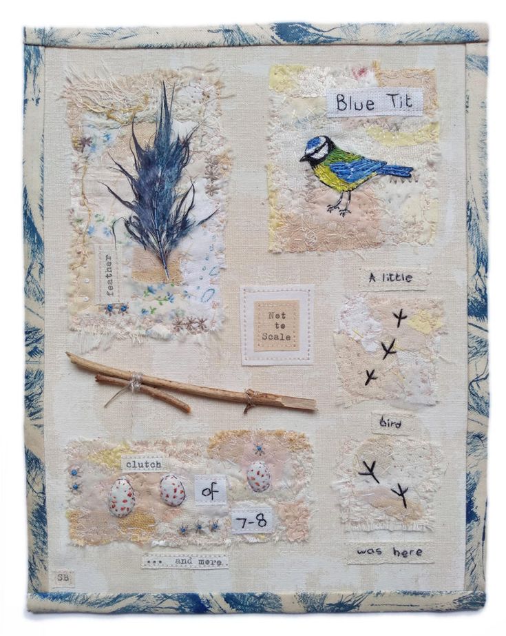 Sue Bibby Embroidery bird.