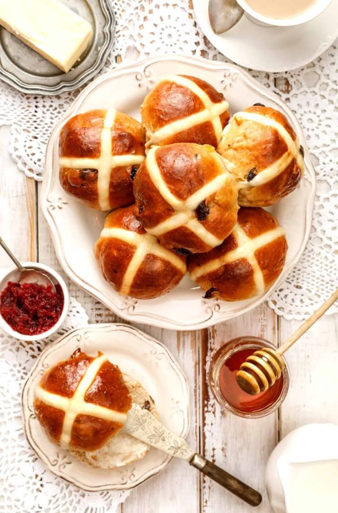 Hot Cross Buns. 