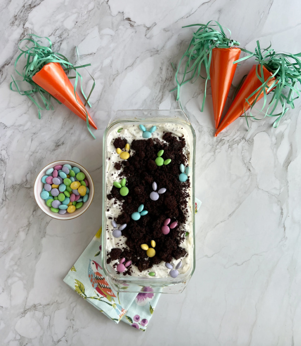 No Churn Easter M&M Ice Cream