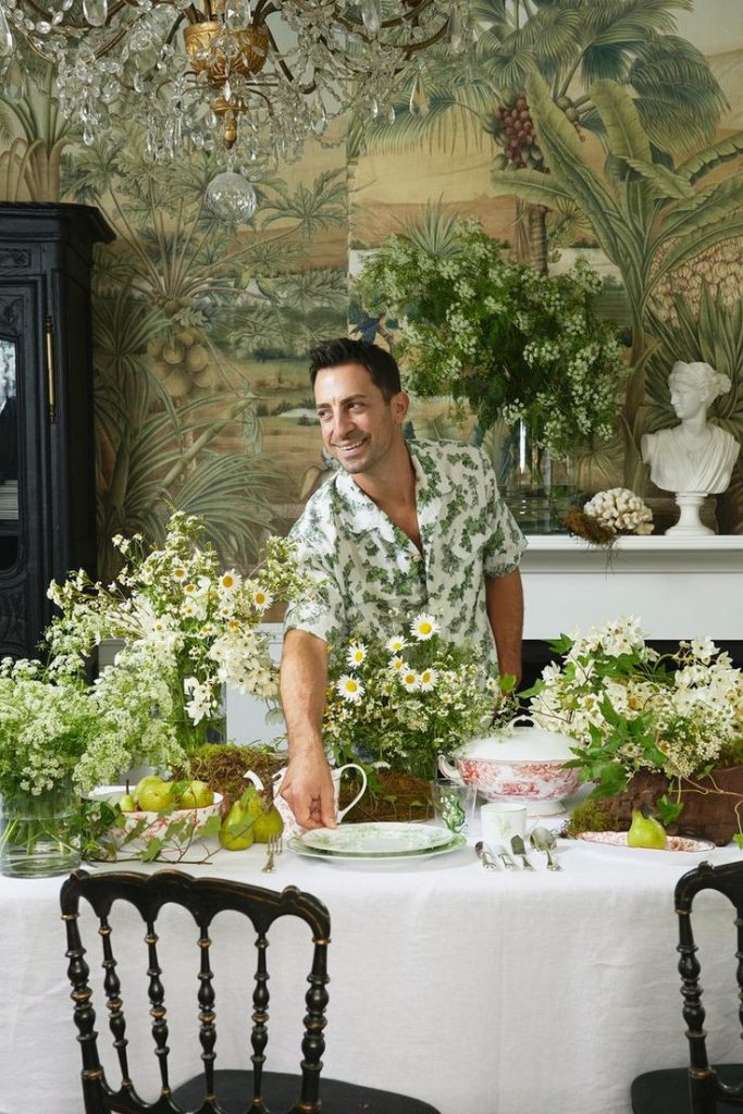 Steve Cordony in a green and white shirt. 