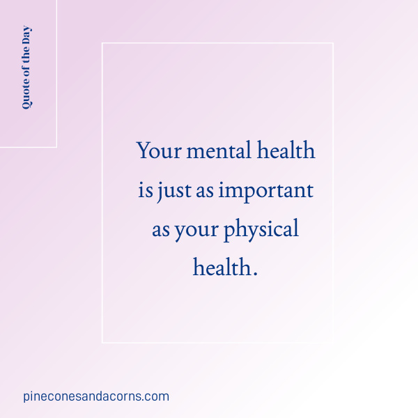 Mental health awareness month.