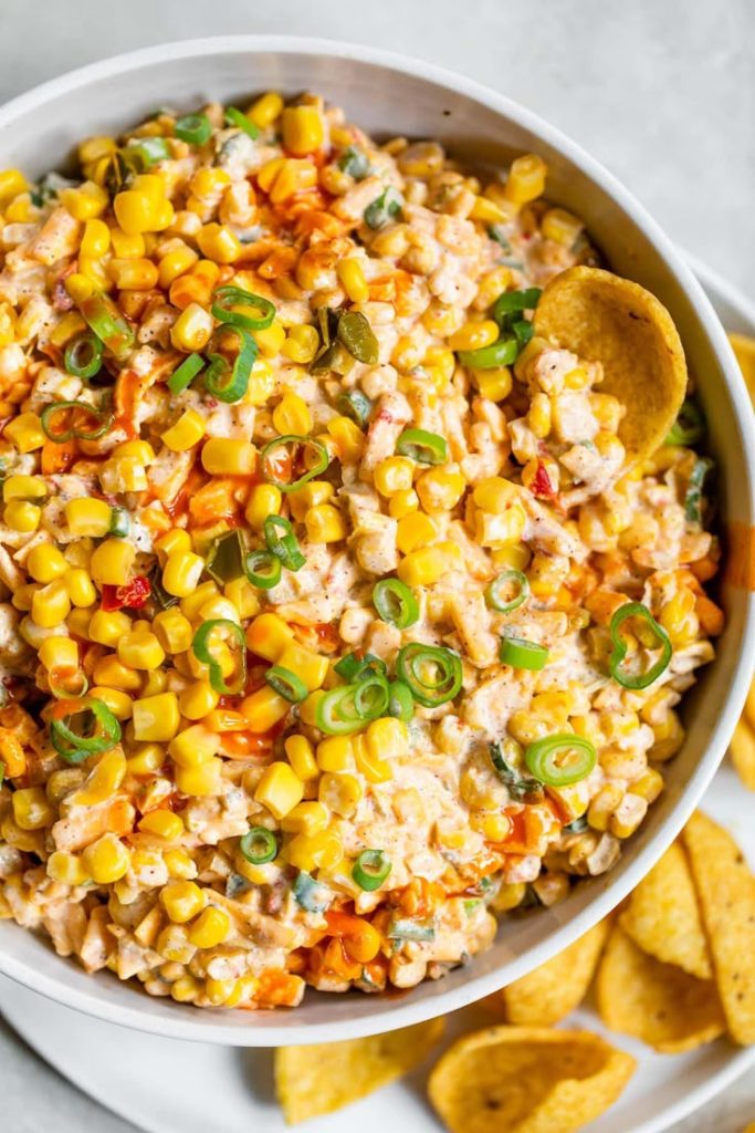 Mexican corn dip. 