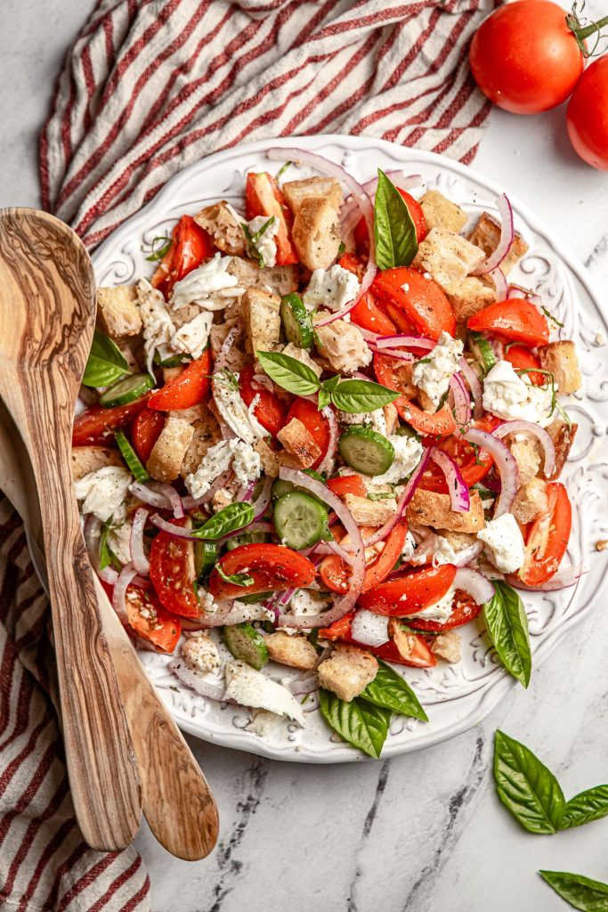 Italian Panzanella Salad.