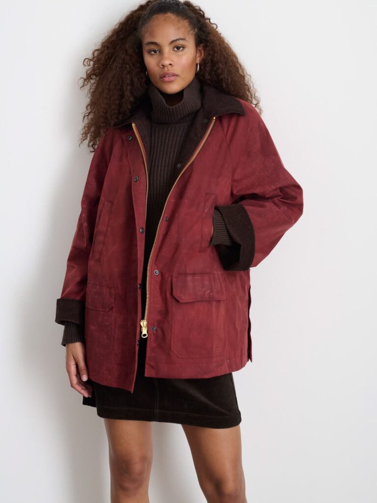 Barn Coat Alex Mill Chiltern Street Jacket in Waxed Cotton