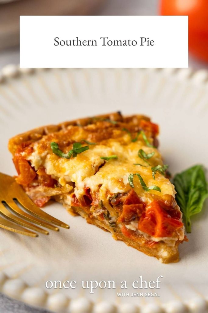 Southern tomato pie. 