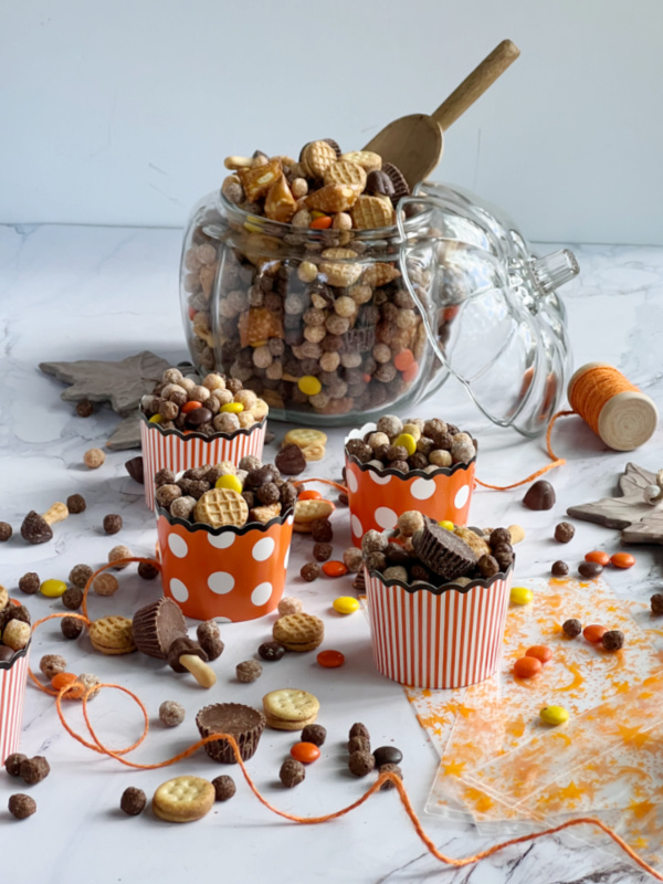 Fall snack mix peanut butter.