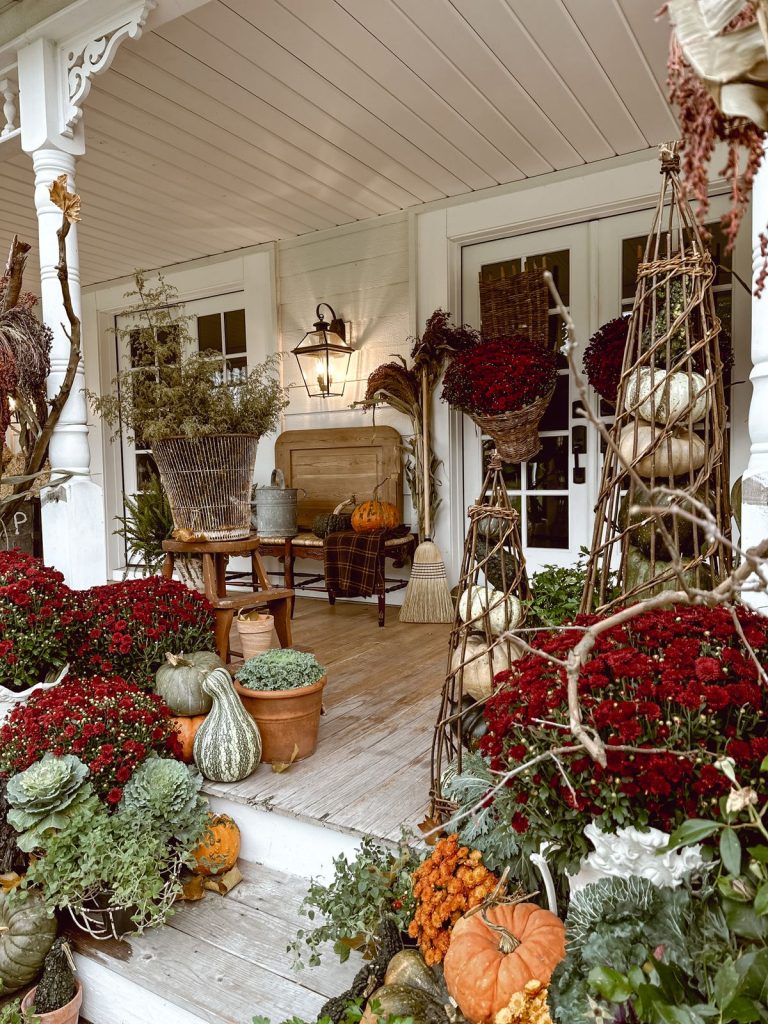 Autumn porch. 