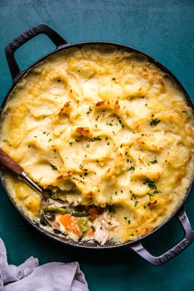 Turkey Shepherds pie. 