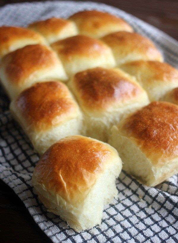 fluffy yeast rolls. 