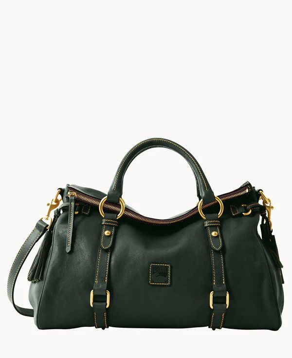 Dark Green satchel. 