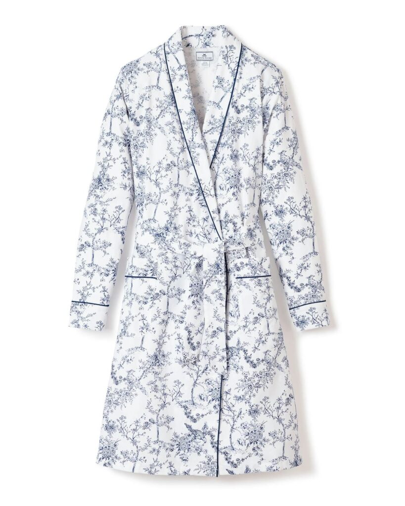 blue Toile pjs.