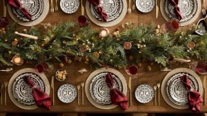 What Elm Tablescape. 