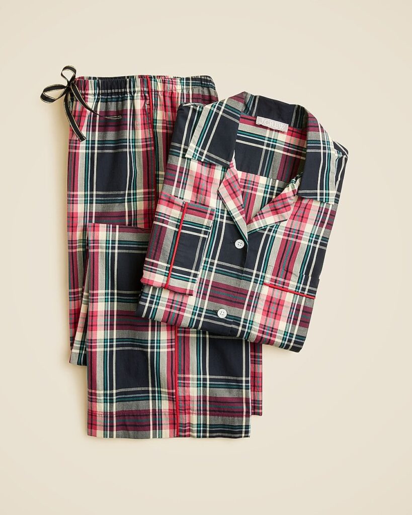 plaid pj. 