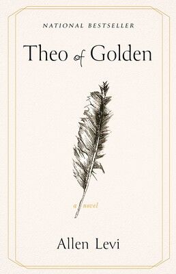 Theo of Golden book cover with a feather. 