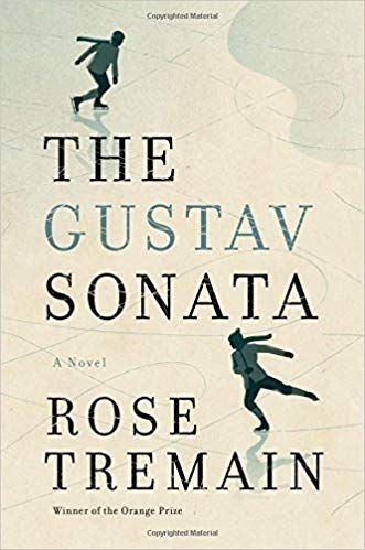 The Gustav Sonata book cover of a man ice skating. 