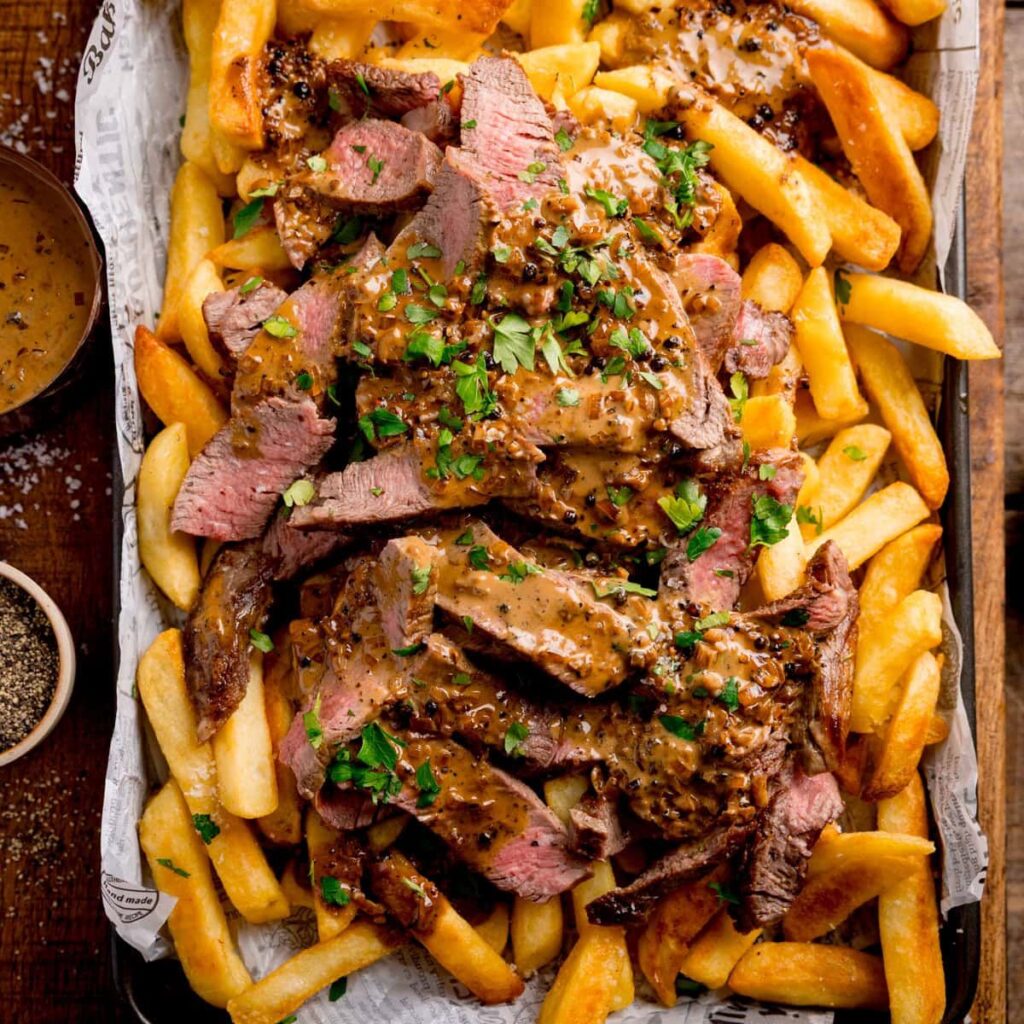 Steak and frites. 