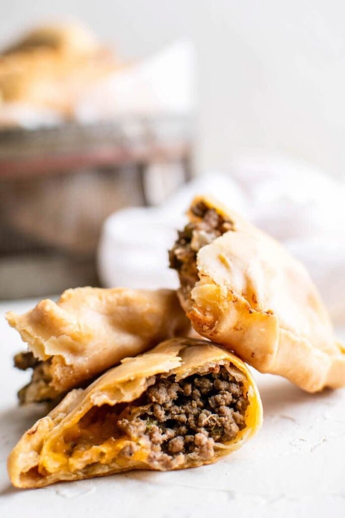 Cheesy empanadas. 