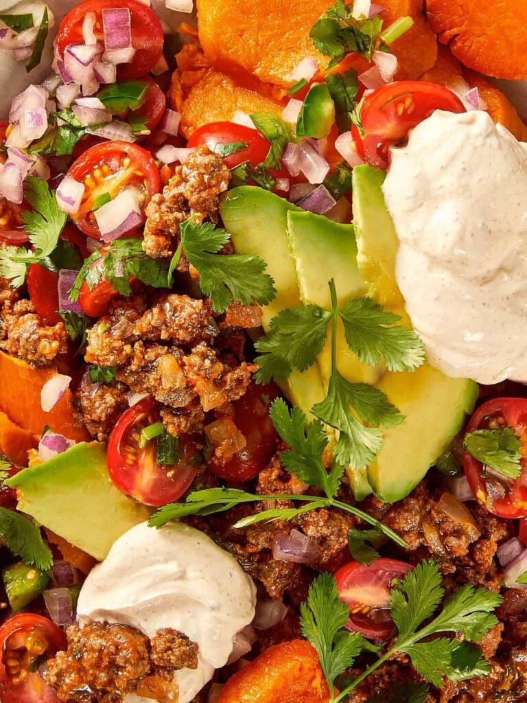 sweet potato taco salad