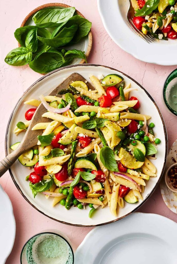 Pasta primavera with spring vegetables — Love and Lemons recipe