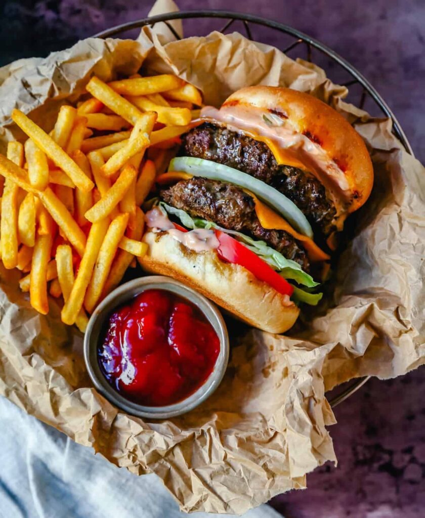 classic cheeseburger Modern Honey