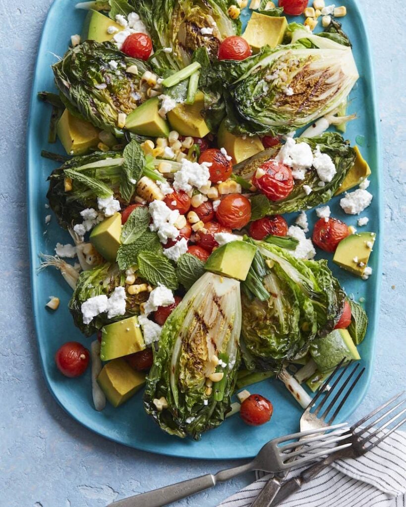 Grilled Summer Cobb Salad from What's Gaby Cooking,