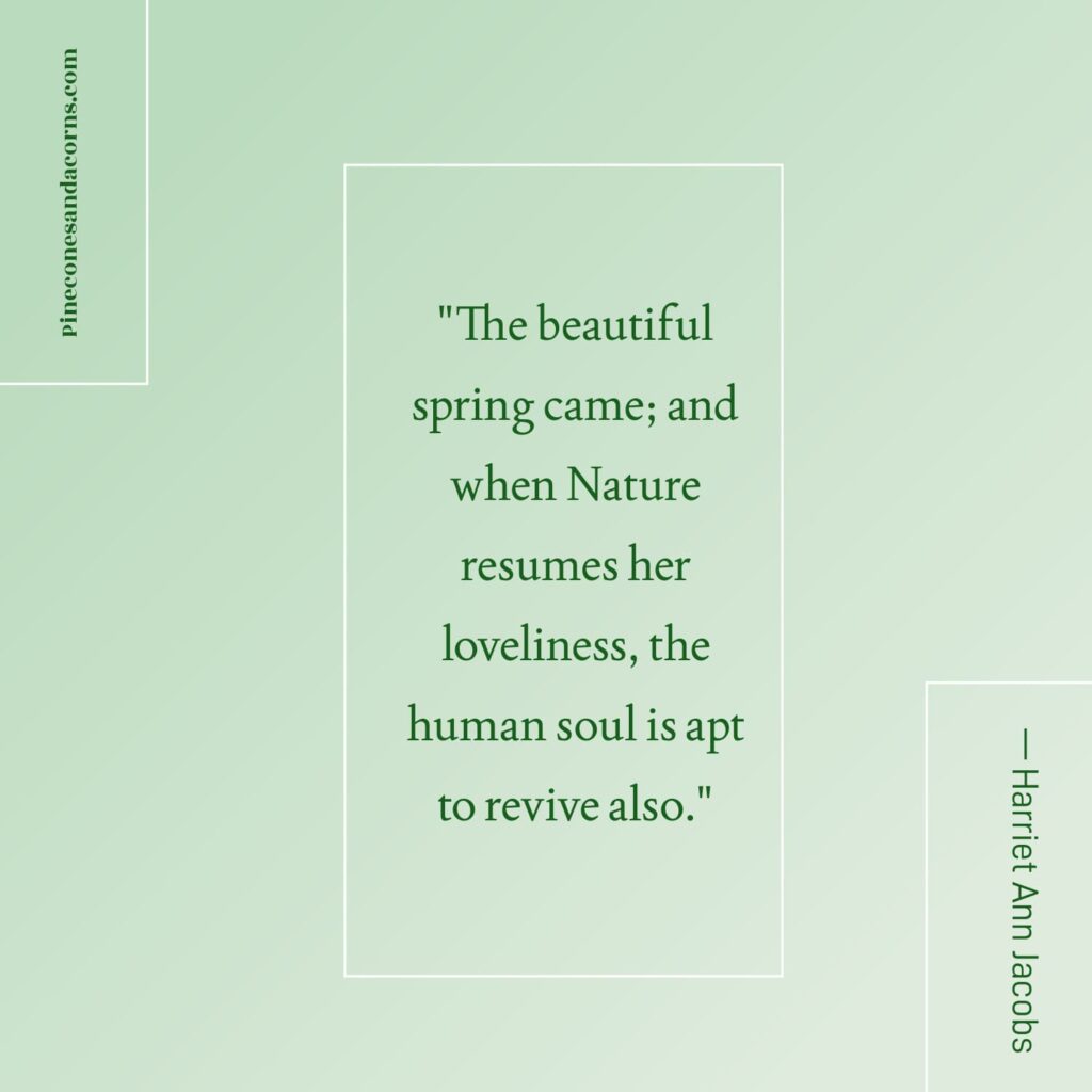 Spring Self Care-— Harriet Ann Jacobs 
