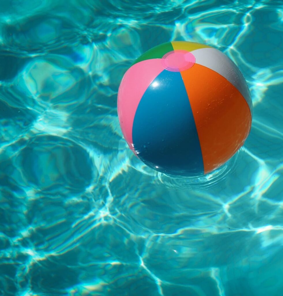 beach Ball in a pool