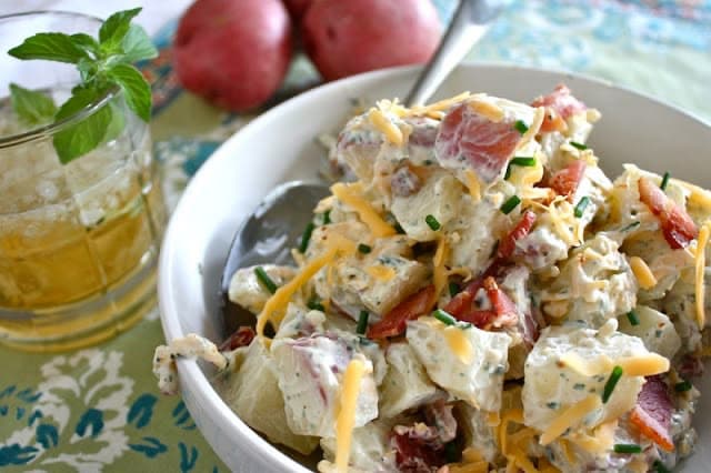 Loaded baked potato salad