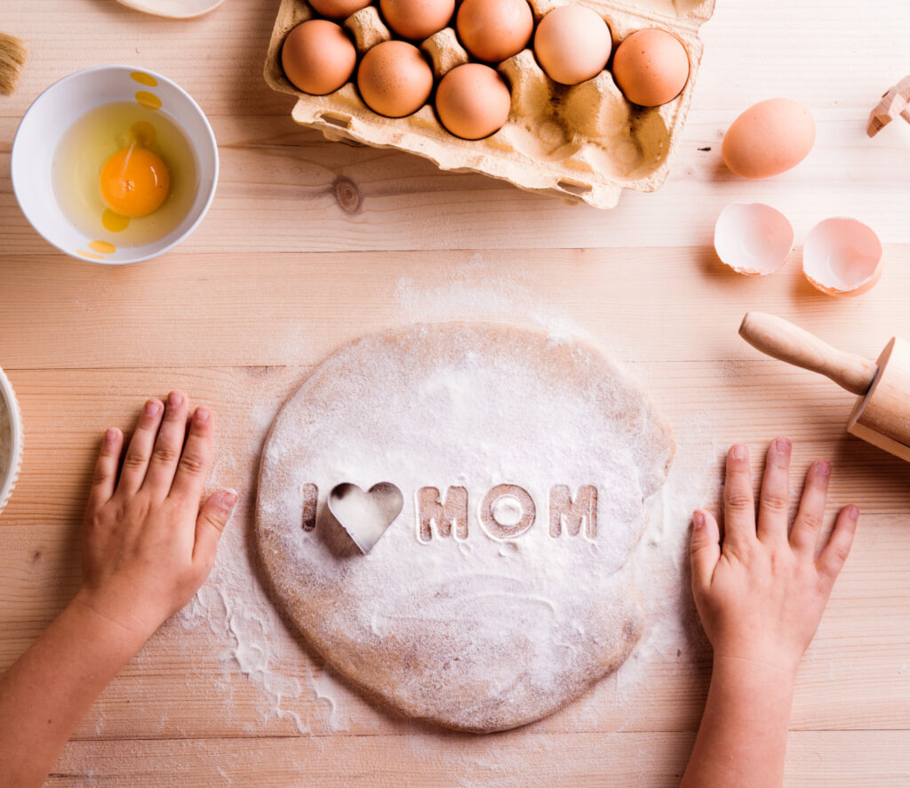 happy mothers day baking