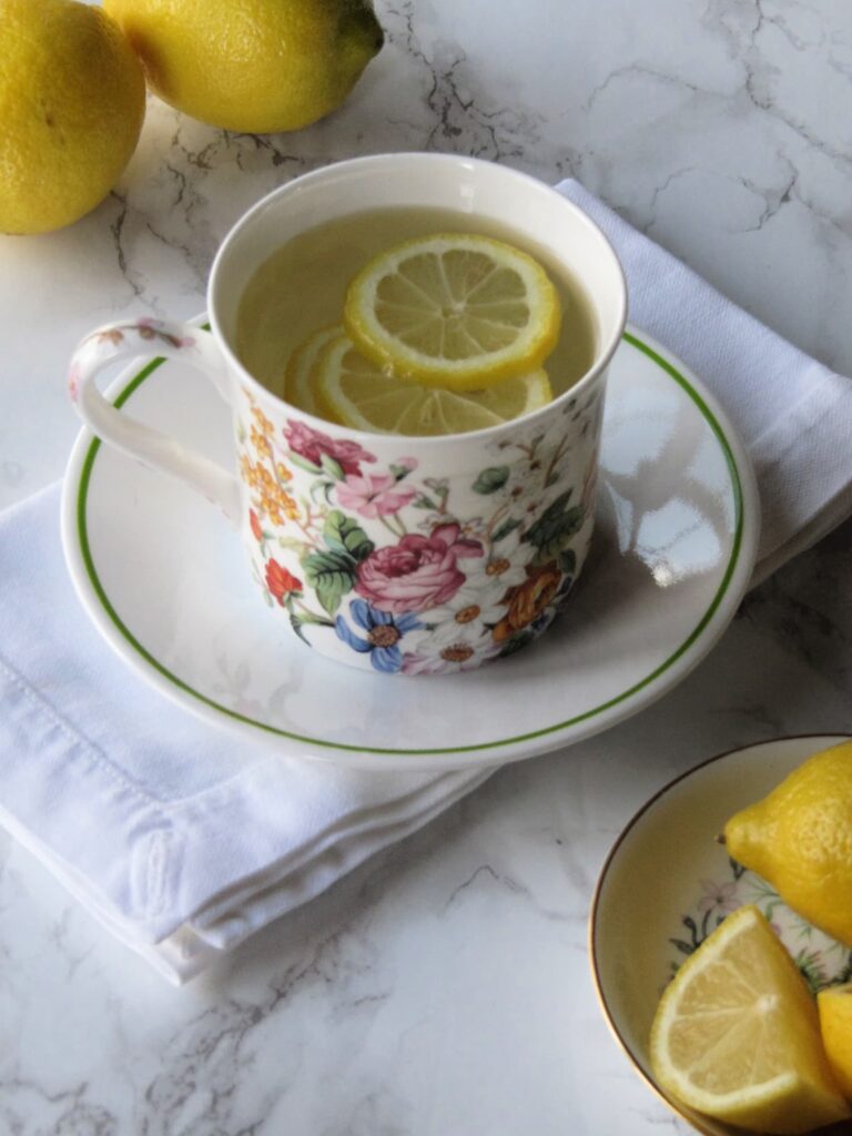 Self Care over 50 Water with lemon