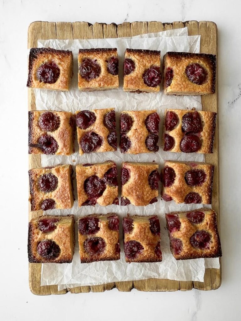 Cherry Browned Butter Bars