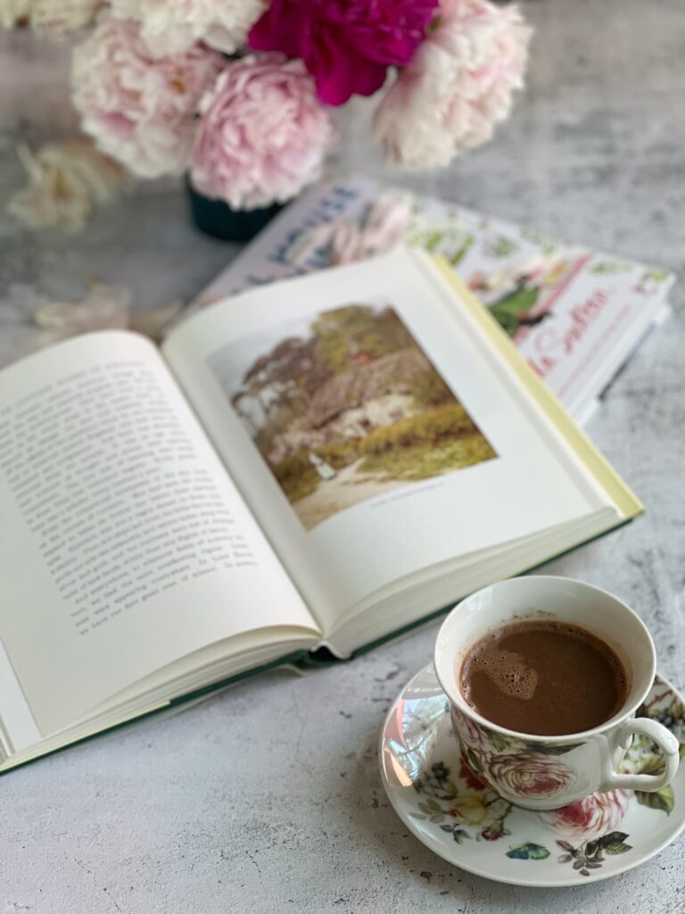 weekend meanderings mothers day vivaldi concert cornwall walk cup of hot chocolate, books and peonies