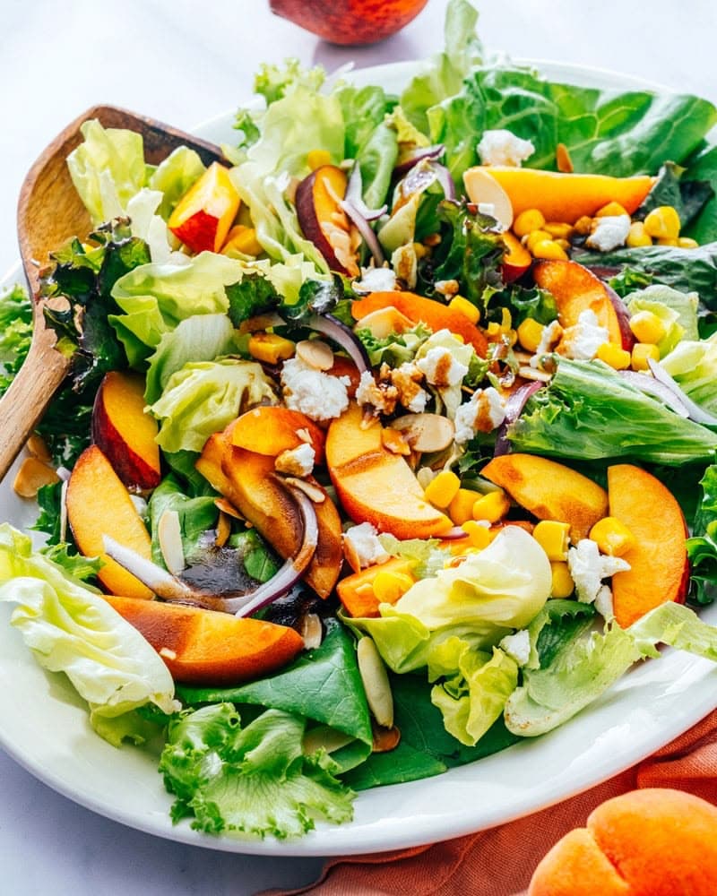 Friday Favorites Recipes Fresh Peach Salad