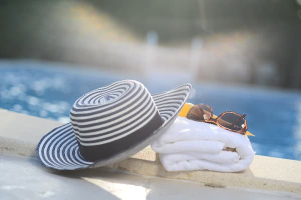 Summer at the pool — savoring the long days of July after 50