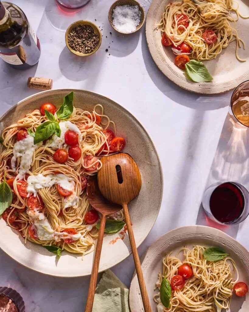 Friday Favorites Caprese Pasta from What's Gaby Cooking