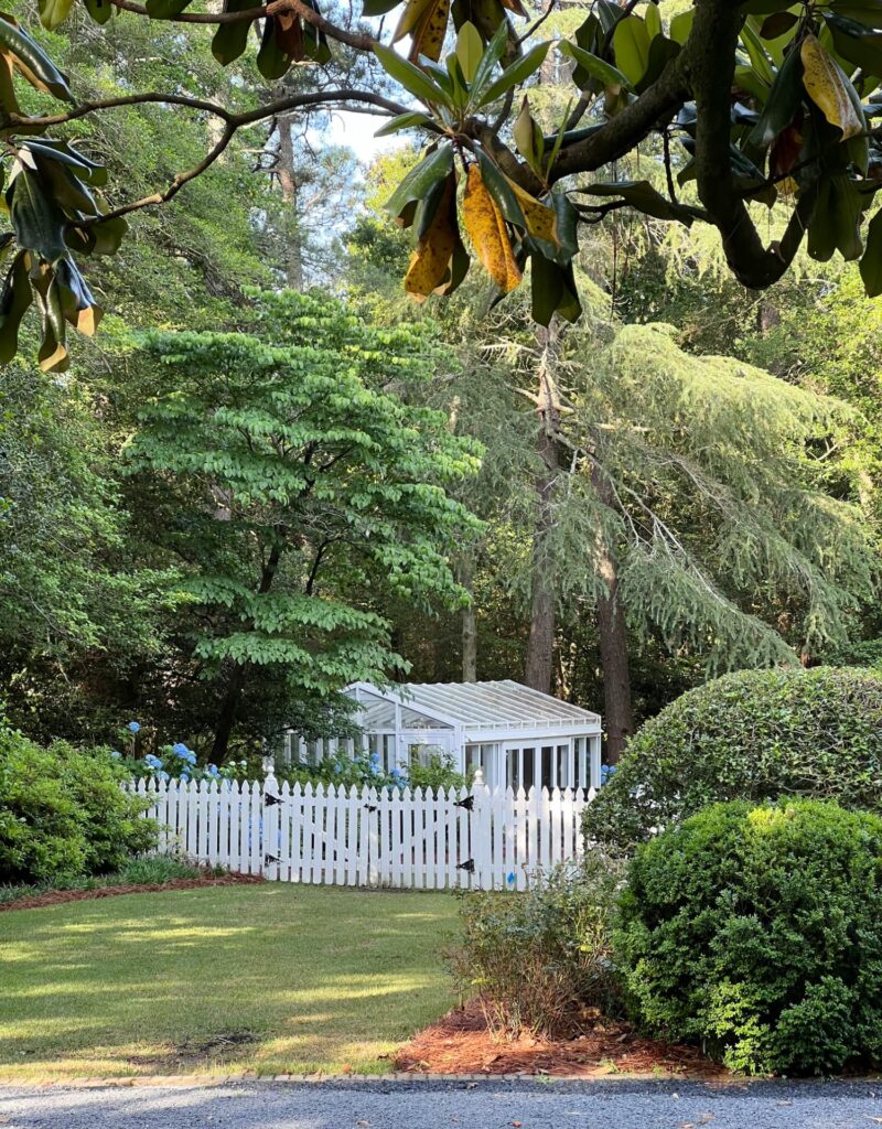 monday musings june cool morning green house white picket fence