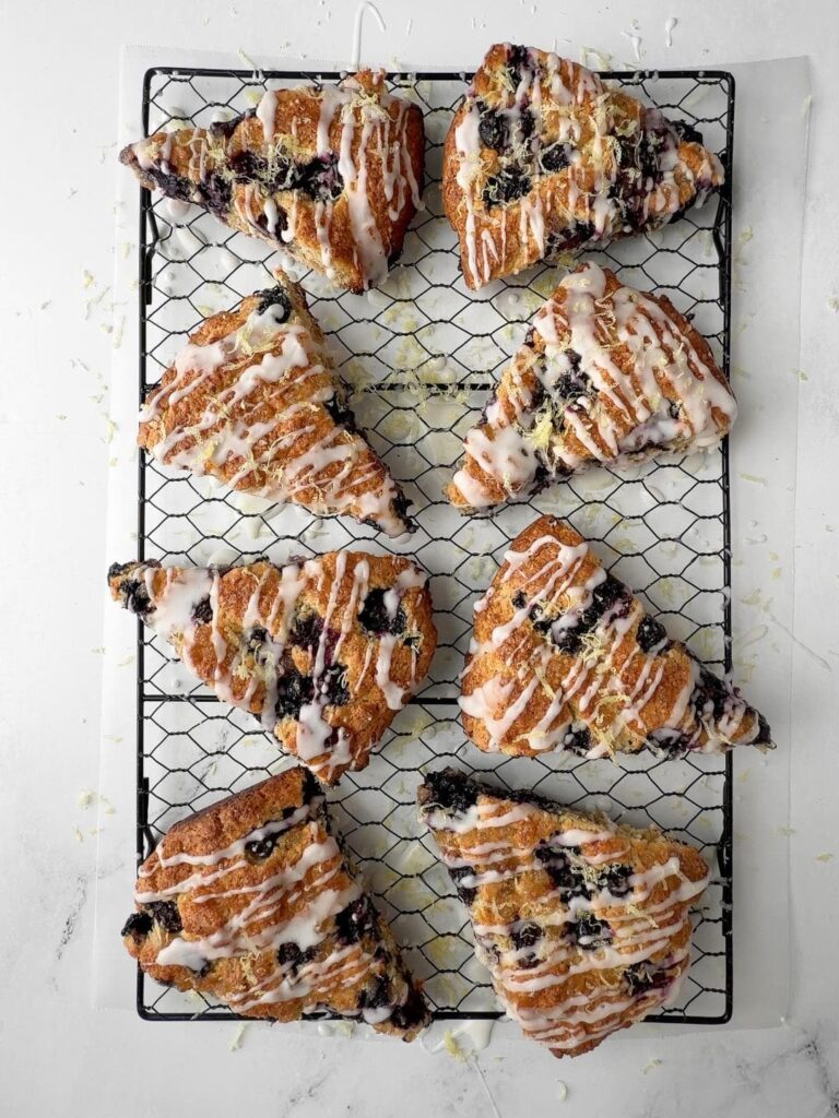 Blueberry Ginger Scones