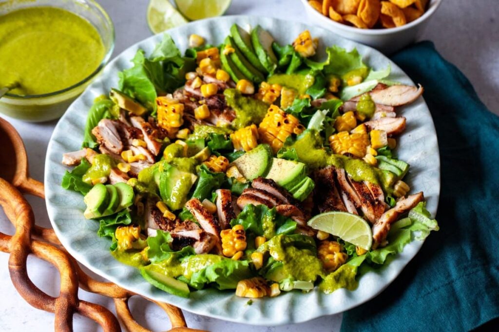 A grilled chicken salad from Smitten Kitchen.