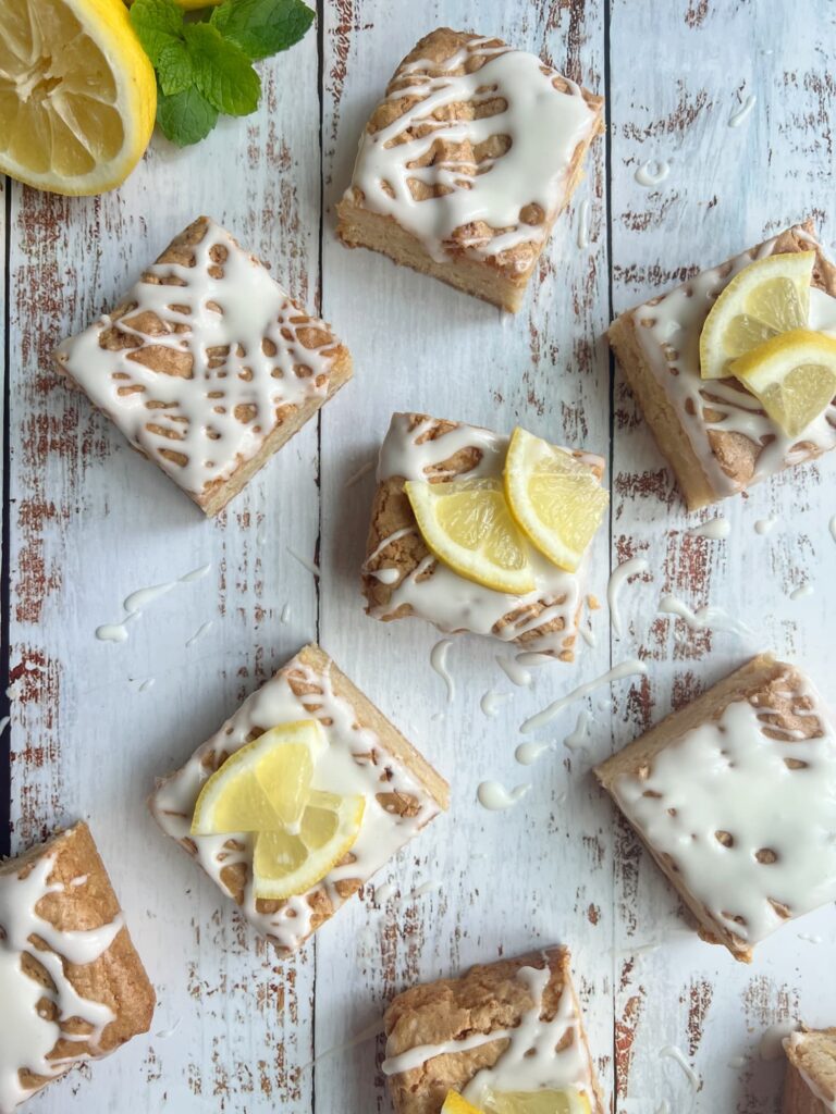 lemon bars and lemons