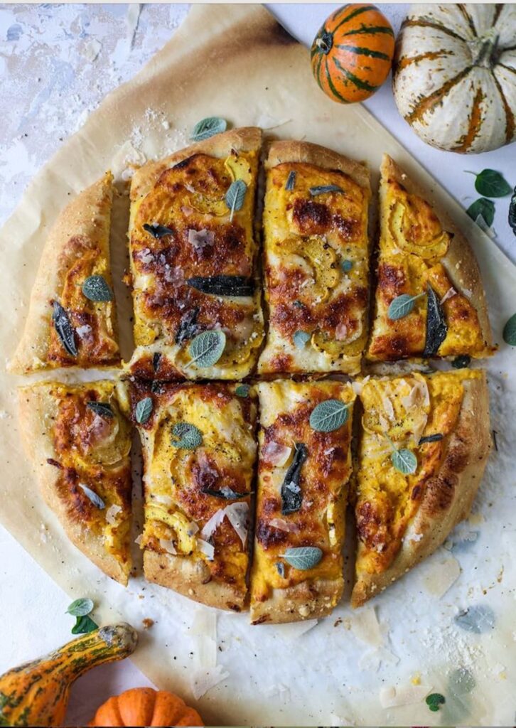 How sweets eats Butternut squash pizza