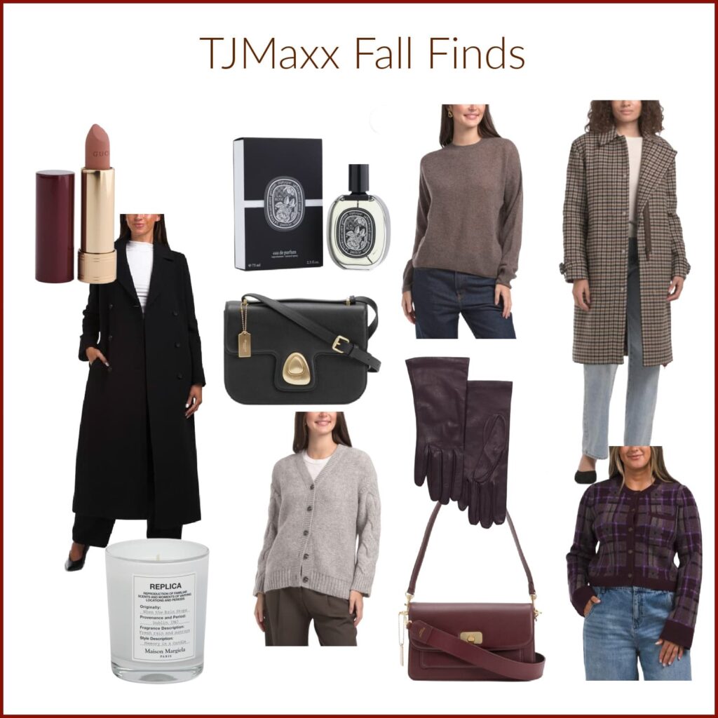 TJMax Fall Sweaters, Coats, Bags