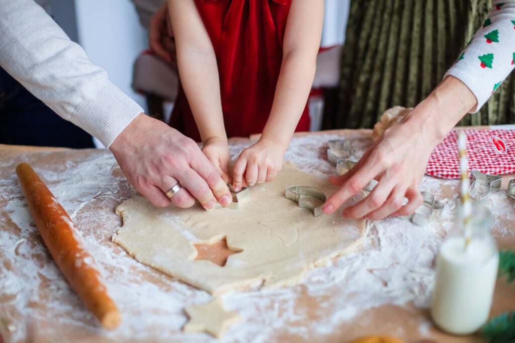hands baking in the kitchen, a grandmother's legacy